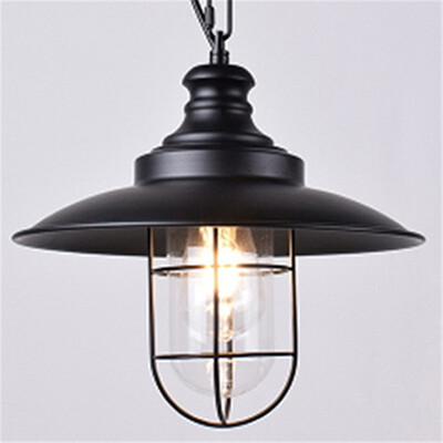 

Baycheer HL486963 1181" Width Industrial Pendant Light Rust with Saucer Shape Shade