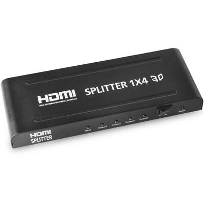 

Fergie Kappa cabos hdmi distributor HDMI1 points 4 allocator hdmi1 into 4 out hdmi splitter 14 3d high-definition sub-screen F027