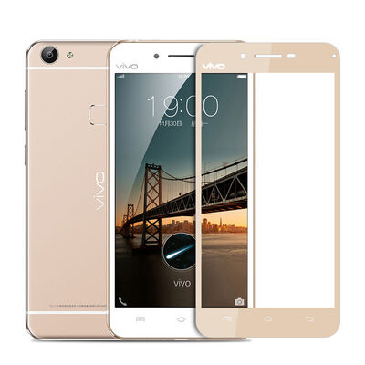 

KOOLIFE vivox6 / x6s Полноэкранный покрытый закаленный полноэкранный стеклянный фильм Full Cover Мобильный телефон Защитная пленка для vivo x6 (D / L / A) / X6S / X6SA- Gold