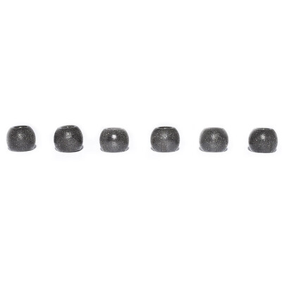 

Compliance delicate round ball professional earplugs sponge sets high quality stretch memory headphones cotton reinforced comfort&sound effects Ts500 black three pairs of box
