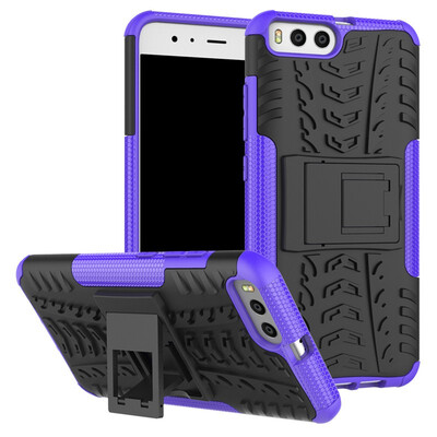

Fivice Redmi 66A Case TPU anti-fall tire pattern back clip bracket phone case