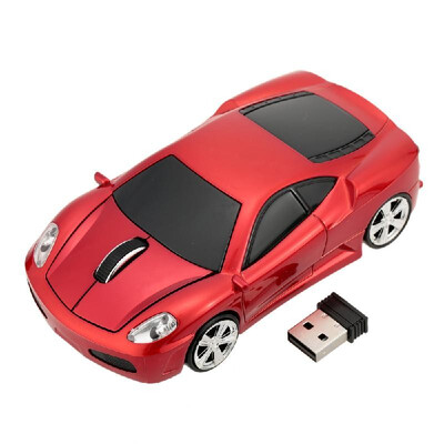 

24GHz Wireless Racing Car Shaped Optical USB MouseMice 3D 3 Buttons 1000 DPICPI for PC Laptop Desktop