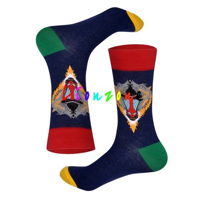 

LIONZONE Hot Happy Socks Unisex With Baboon Lobster Whale Shark Animals Stripe Dots Brand Designer Funny Socks Lovers Gift