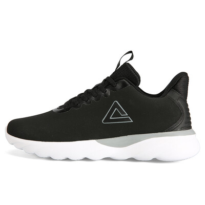 

PEAK mens shoes autumn&winter new light casual wear running shoes comfortable casual shoes DH840551 black big white 39 yards