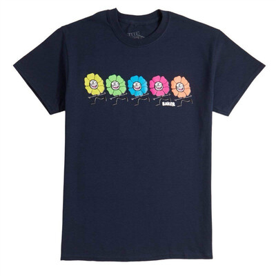 

Baker Greatful Flowers T-Shirt - Navy
