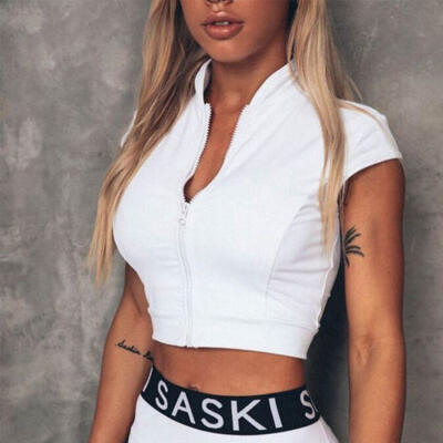 

Sexy Women Crop Top Summer Tank Tops Cropped Ladies Elastic Shirt Vest AU STOCK