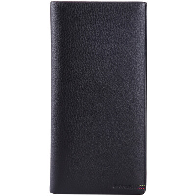 

Crocodile CROCODILE Business casual men's leather long wallet soft thickening of the vertical section of the folder 12611003-01 black