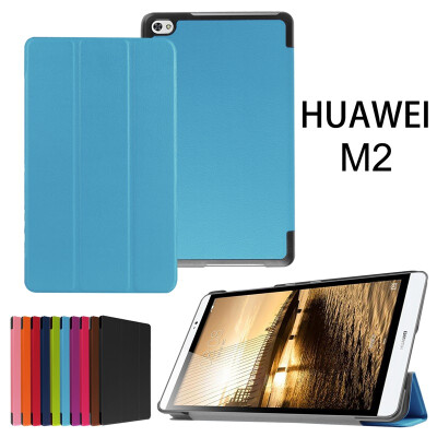 

Ultra thin Smart pu leather Case cover For Huawei MediaPad M2 M2-801W M2-803L Huawei M2 8.0 tablet case +screen protector