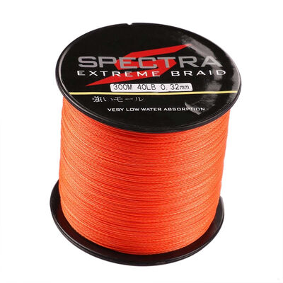 

4Strands 100M-2000M 6LB-300LB Test Orange 100pe Dyneema Braided Fishing Line