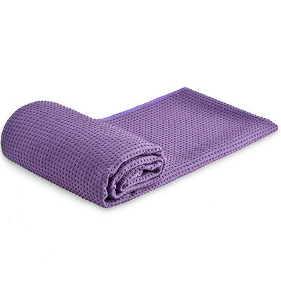 

MIYA UGO resin shop towel 183 66cm environmental anti-slip yoga blanket sweat thickening yu towel yoga towel purple including towels