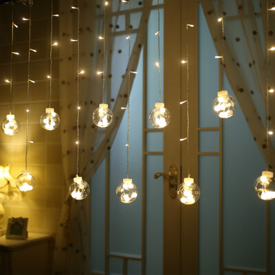 

Wishing Balls LED Curtain Fairy Tale String Lights Romantic Xmas Wedding Party Decoration Lights