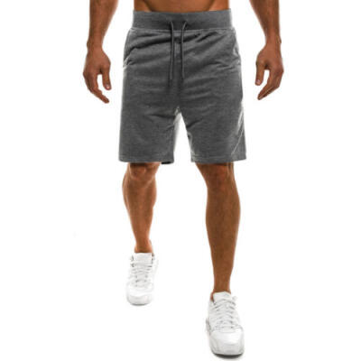 

Hot Mens Shorts Fitness Summer Jogger Cotton Jogging Gym Pants Running Shorts UK