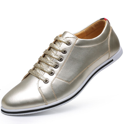 

JUQI Business Men Oxford Genuine Leather Shoes