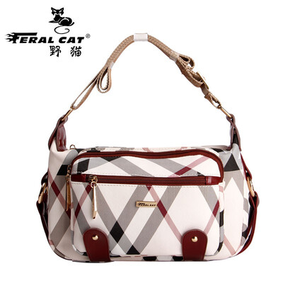 

FERAL CAT Fashion Atmosphere Womens Shoulder Messenger Bag