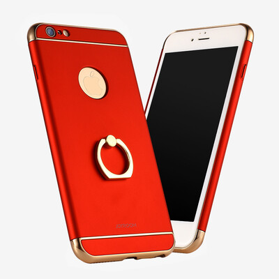 

Machine Hall iPhone 6s 6 Mobile Phone Apple iPhone 6s 6 Case Case All-Inclined Shackle Hard Case With Elbow Button iPone6 47 Inch Celebration Red