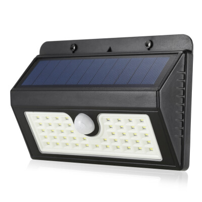 

Solar Motion Sensor Light Three Modes 45-LED Triangle Wall Lamp