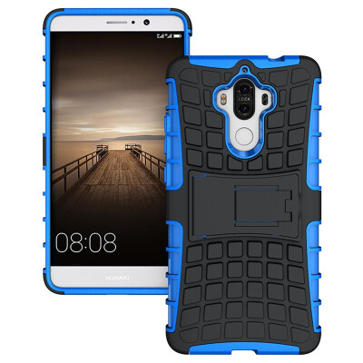 

Fivice Huawei Mate 9 Case TPU anti-fall tire pattern back clip bracket phone case