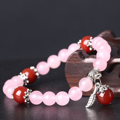 

Natural jewelry five lines transfer pearl sands blue sand stone womens bracelet red agate bracelet