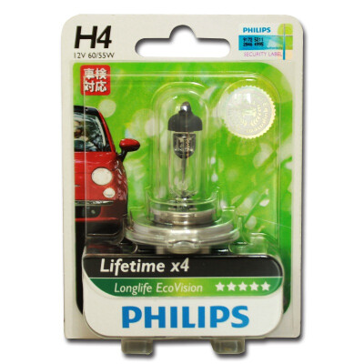 

Philips (PHILIPS) Heng Jinggu H4 защита окружающей среды долговечность модернизация автомобиля лампочки одиночная поддержка цветовая температура 3100K