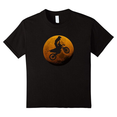 

Dirt Bike Full Moon Fly By Night Motocross T-Shirt Gift Mens