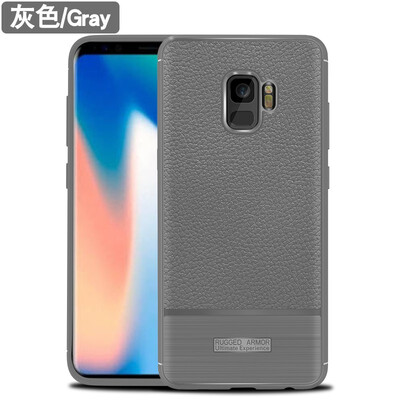 

Fivice Samsung Galaxy S9 case luxury silicone anti-fall lychee phone case