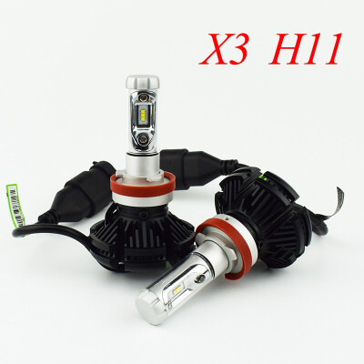 

2PCS Car Headlight Bulb 12V 50W Car H11 LED Headlamp Bulb Spotlight H1 H4 H7 9006 6000k car auxiliary head lamp Auto Fog Light