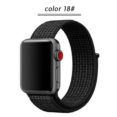 

Kebbit Nylon Sport Band for Apple Watch Series 4 3 2 1 38MM 42mm 40MM 44mm Soft Breathable Watch Strap Colorful iWatch Bands
