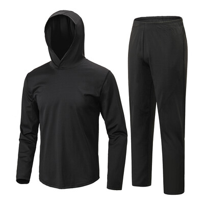 

Mens Loose leisure Sport Suits Quick DryCompression Clothes Sports Joggers Training Gym Fitness Tracksuits Running Set
