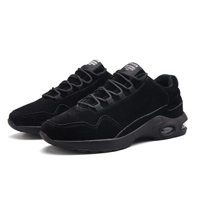

Autumn breathable mens sports shoes increased casual mens shoes students Korean version of the tide shoes mesh shock absorber ru