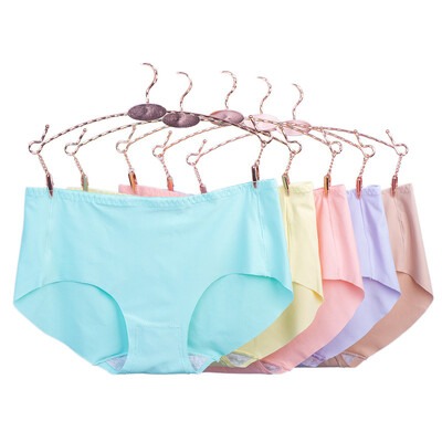 

Antarctic people Nanjiren NF13X20342 ladies underwear 5 mixed with ice dressing a piece of no trace triangle underwear solid color cotton crotch waist sexy color-M