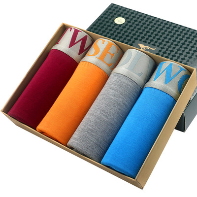 

Seven wolves men&39s underwear blue fine sticky fiber waist breathable sports angle underwear trousers four loaded XXXL code 95040-4E