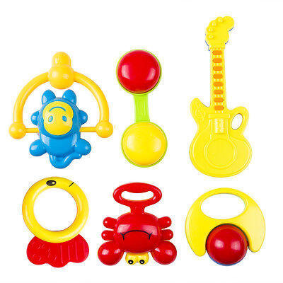 

Animal Handbells Musical Developmental Toy Bed Bells Kids Baby Soft Toys Gift