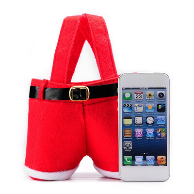 

Cute Christmas Red Wine Candy Plaything For Wedding Party Home Decoration Gift Present Bag