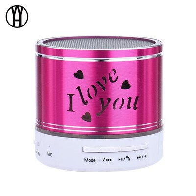 

WH S41U Outdoor Metal LED Card Mini Wireless Bluetooth Speaker for xiaomi samsung huawei iphone