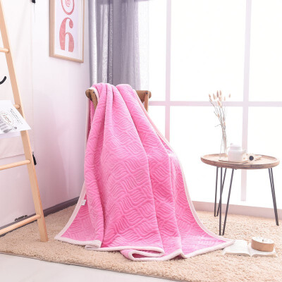 

Autumn Winter Blanket Coral Blanket Single Double Towel Thin Quilt Office Nap Air Conditioner Flannel Nap Blanket