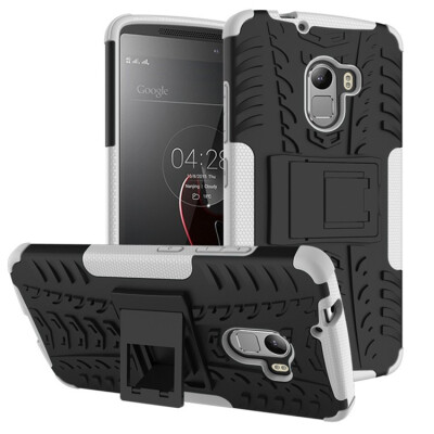 

Fivice Lenovo A7010X3 lite Case TPU anti-fall tire pattern back clip bracket phone case