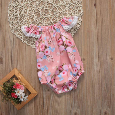 

Newborn Infant Kids Baby Girls Romper Jumpsuit Headband Outfits Clothes pop