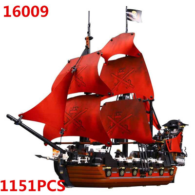 

Lepin 16009 Building Blocks Queen Annes revenge Pirates of the Caribbean Bricks Legoing 4195 toys for Kids Gift
