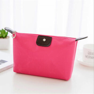 

Candy Color Waterproof Cosmetic Makeup Purse Wash Bag Organizer Pouch PU Handbag