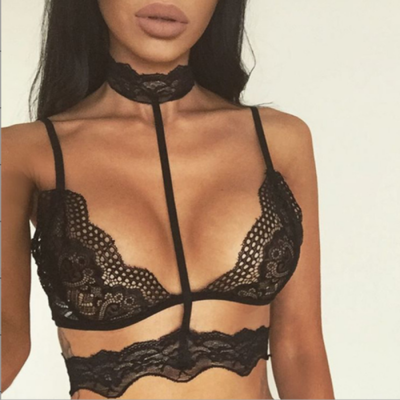 

Sexy Womens one-piece underwear Bra Bikini swimsuit Dual use Elegant Top