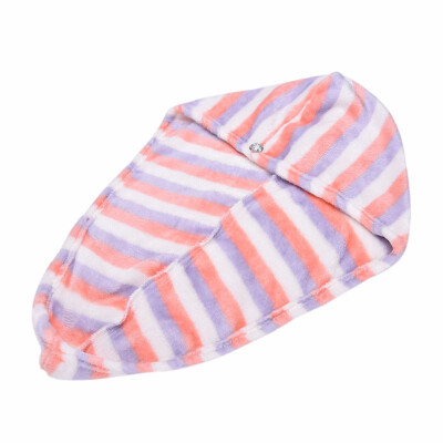 

Womens Girls Ladys Magic Quick Dry Bath Hair Drying Towel Head Wrap Hat Makeup Cosmetics Cap Bathing Tool