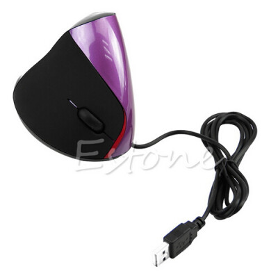 

Ergonomic Design USB Vertical Optical Mouse Wrist Healing For Computer PC Laptop