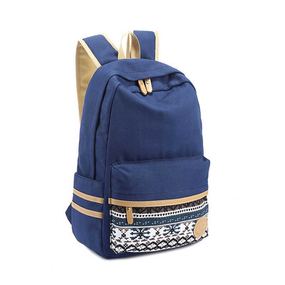 

Canvas backpack women shoulder bag women bag school bag student teenager's backpack travel bag
