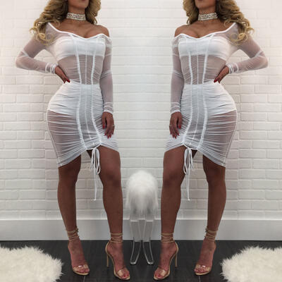 

Summer Women Sleeveless Bandage Bodycon Evening Party Cocktail Short Mini Dress