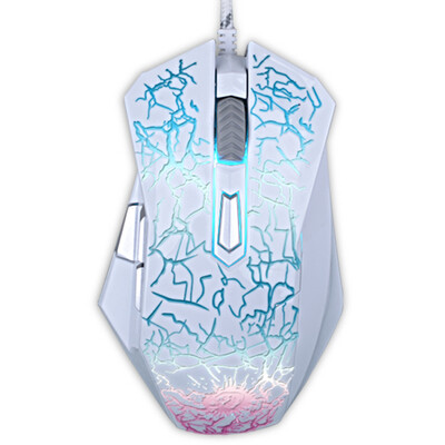 

Wing yarn YISHE YS-M105 six key light metal bottom game mouse white
