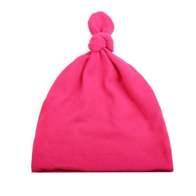 

Knotted Hat Children Fashion With Acute Angle Cap Baby Hat Monochrome NEW