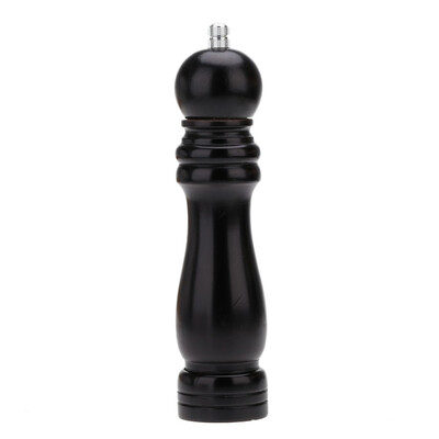 

8" Wooden Manual Pepper Grinder Salt Spices Mill Shaker Vintage Kitchen Grinding Tool
