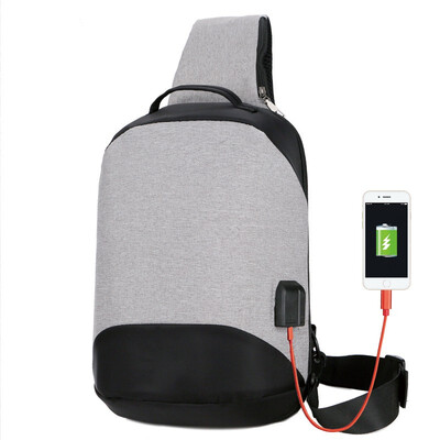 

New security chest package man take charge aslant backpack leisure single shoulder bag