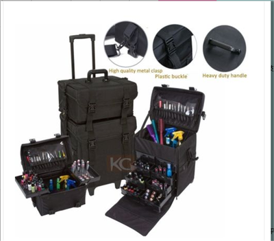 

2 in 1 make up Bag trolley Cosmetics case