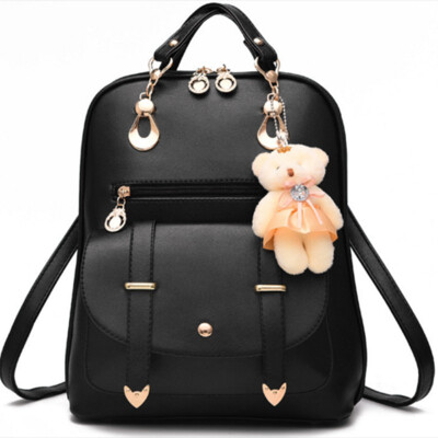 

Women Girl School Bag PU Leather Shoulder Backpack Travel Rucksack Satchel Tote